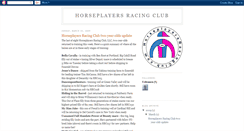 Desktop Screenshot of horseplayersracingclub.blogspot.com