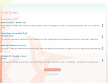 Tablet Screenshot of josh-themovielyrics.blogspot.com