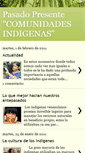 Mobile Screenshot of pasadopresentecomunidadesindigenas.blogspot.com