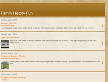 Tablet Screenshot of familyhistoryfunforall.blogspot.com