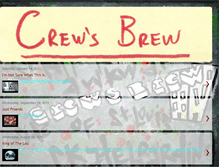 Tablet Screenshot of crewsbrew.blogspot.com