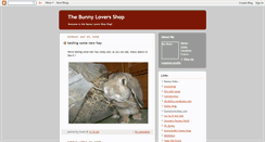 Desktop Screenshot of bunnylovershop.blogspot.com