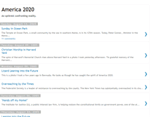 Tablet Screenshot of america2020.blogspot.com