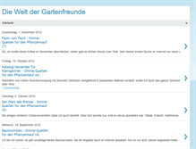 Tablet Screenshot of gartenfreundewelt.blogspot.com