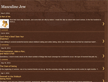 Tablet Screenshot of masculinejew.blogspot.com