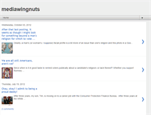 Tablet Screenshot of mediawingnuts.blogspot.com