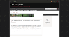 Desktop Screenshot of livetvsports.blogspot.com