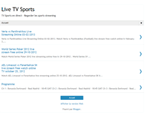 Tablet Screenshot of livetvsports.blogspot.com