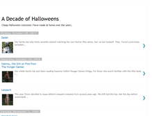 Tablet Screenshot of decade-of-halloweens.blogspot.com