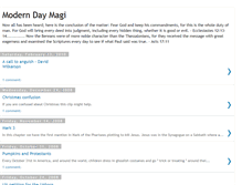 Tablet Screenshot of moderndaymagi.blogspot.com