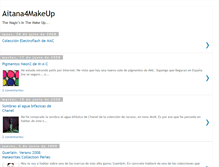 Tablet Screenshot of aitana4makeup.blogspot.com