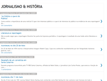 Tablet Screenshot of jornalismoehistoria.blogspot.com