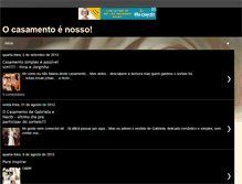 Tablet Screenshot of ocasamentoenosso.blogspot.com