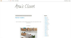 Desktop Screenshot of anacloset.blogspot.com