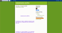Desktop Screenshot of comunicacionacertiva.blogspot.com