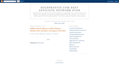 Desktop Screenshot of high-profits-affiliate-earning.blogspot.com