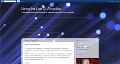 Desktop Screenshot of marla-livingthelawofattraction.blogspot.com
