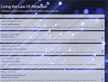 Tablet Screenshot of marla-livingthelawofattraction.blogspot.com