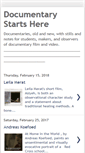 Mobile Screenshot of documentarystartshere.blogspot.com