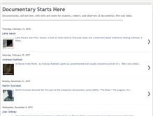 Tablet Screenshot of documentarystartshere.blogspot.com