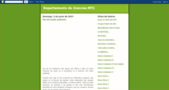 Desktop Screenshot of cienciamtc.blogspot.com