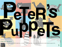 Tablet Screenshot of peterspuppets.blogspot.com