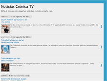 Tablet Screenshot of noticiascronicatv.blogspot.com