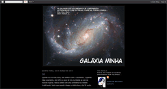 Desktop Screenshot of galaxiaminha.blogspot.com