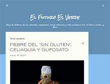 Tablet Screenshot of elfuturoesverde.blogspot.com