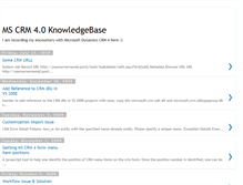 Tablet Screenshot of mscrm4kb.blogspot.com