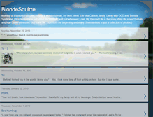 Tablet Screenshot of blondesquirrel-christine.blogspot.com