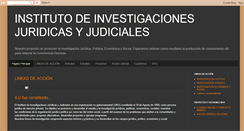 Desktop Screenshot of institutoinvestigacionjuridicajudicia.blogspot.com