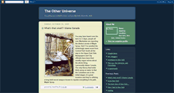 Desktop Screenshot of otheruniverse.blogspot.com