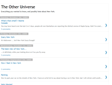 Tablet Screenshot of otheruniverse.blogspot.com