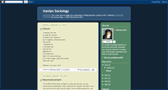 Desktop Screenshot of iranian-sociology.blogspot.com