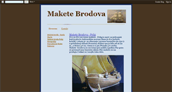 Desktop Screenshot of makete-brodova.blogspot.com