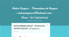 Desktop Screenshot of naturviagens.blogspot.com