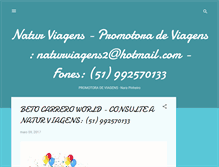 Tablet Screenshot of naturviagens.blogspot.com