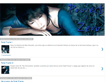 Tablet Screenshot of fatalframezero.blogspot.com