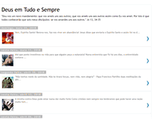 Tablet Screenshot of deusemtudoesempre.blogspot.com