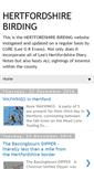 Mobile Screenshot of hertfordshirebirding.blogspot.com