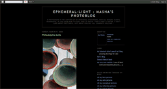 Desktop Screenshot of ephemeral-light.blogspot.com