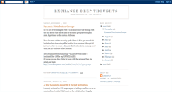 Desktop Screenshot of exchangedeepthoughts.blogspot.com