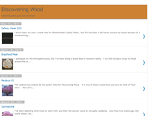 Tablet Screenshot of discoveringwood.blogspot.com