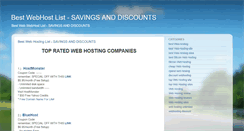 Desktop Screenshot of best-hosting-savings.blogspot.com