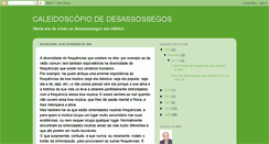 Desktop Screenshot of caleidoscopiodedesassossegos.blogspot.com