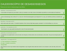 Tablet Screenshot of caleidoscopiodedesassossegos.blogspot.com