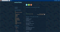 Desktop Screenshot of letrasrotas66.blogspot.com