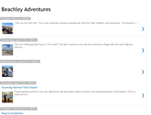 Tablet Screenshot of beachleyadventures.blogspot.com