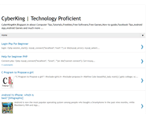Tablet Screenshot of cyberking404.blogspot.com